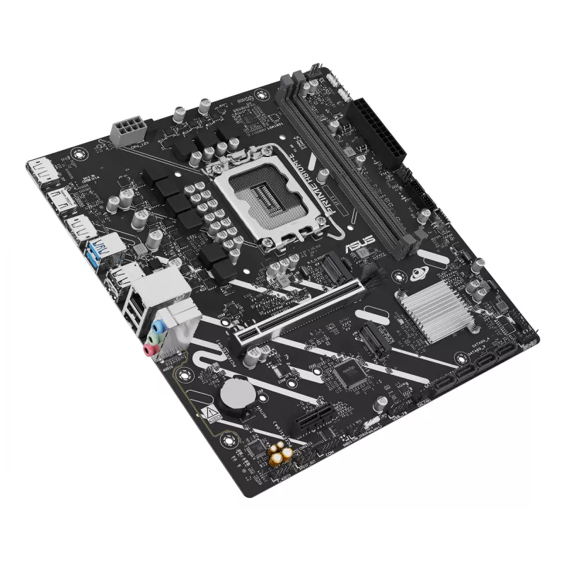 Motininė plokštė ASUS PRIME H810M-E-CSM LGA1851 Intel H810 mATX, 2×DDR5, 2×DisplayPort, 1×HDMI
