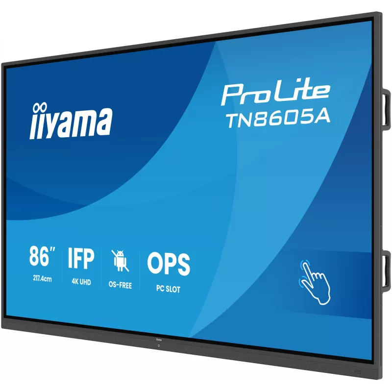 IIyama TN8605A-B1AG interaktyvus plokščiasis ekranas 85.6 colių 4K Ultra HD liečiamas