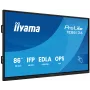 Interaktyvus plokščiasis ekranas IIYAMA TE8613A-B2AG 85.6 colio (2.17 m) 4K UHD, 500 cd/m², Wi‑Fi, Android, 24/7