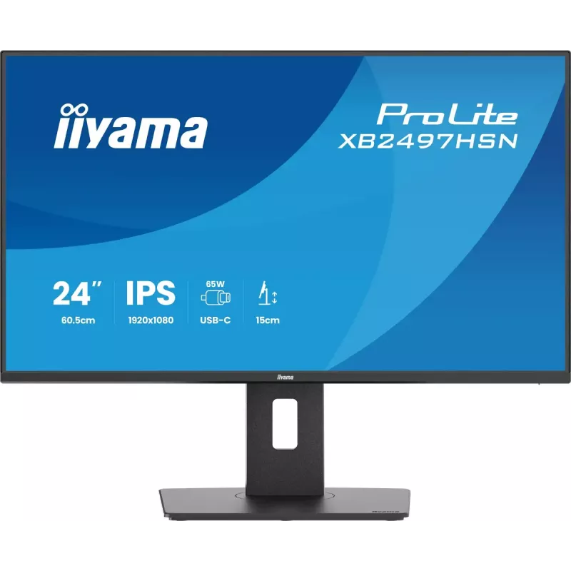 Monitorius iiyama ProLite XB2497HSN-B1 23.8 colių Full HD IPS LED