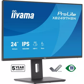 Monitorius iiyama ProLite XB2497HSN-B1 23.8 colių Full HD IPS LED