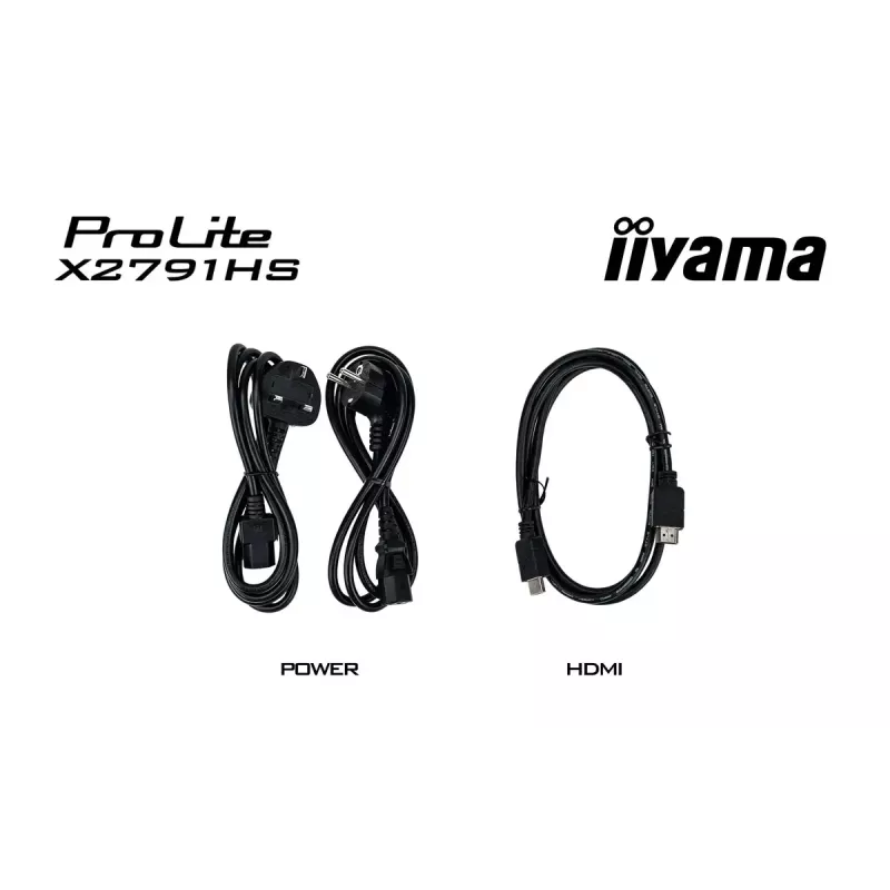 Kompiuterio monitorius IIYAMA ProLite X2791HS-B1 27 colių IPS Full HD 1920x1080 LED matinis, įmontuoti garsiakalbiai, VESA tvirtinimas, Juodas