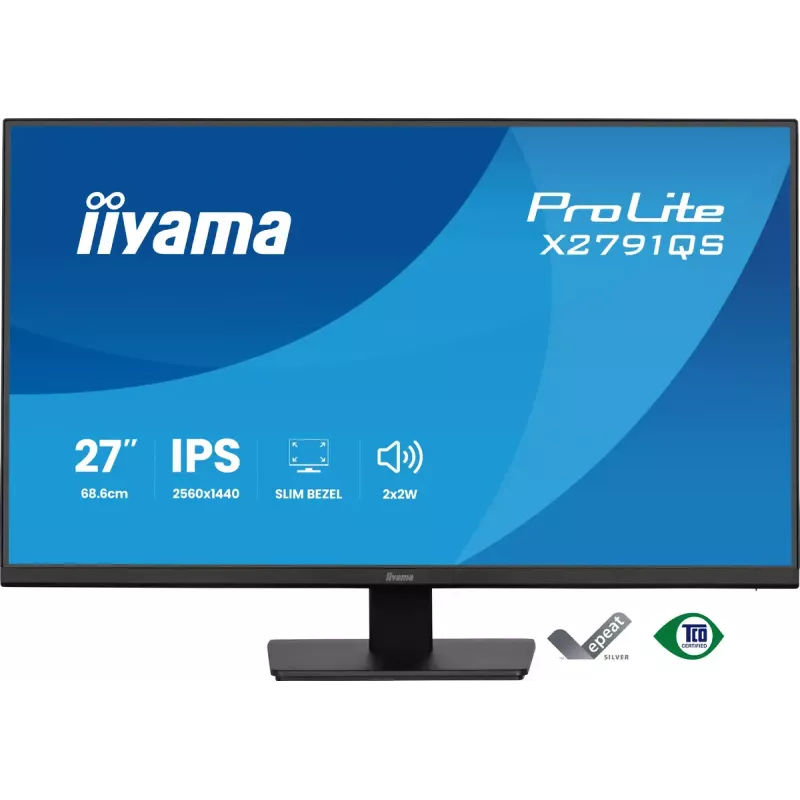 Monitorius iiyama ProLite X2791QS-B1 27 colių (68,6 cm) QHD IPS LED juodas