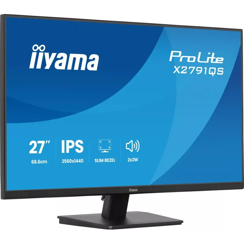 Monitorius iiyama ProLite X2791QS-B1 27 colių (68,6 cm) QHD IPS LED juodas