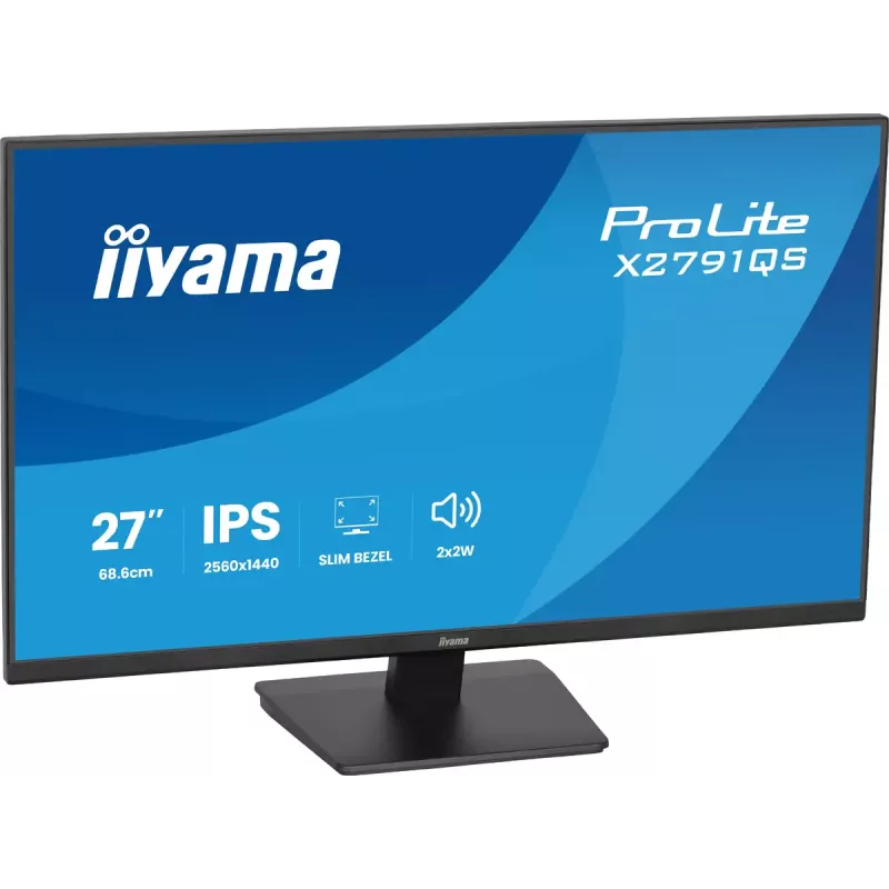 Monitorius iiyama ProLite X2791QS-B1 27 colių (68,6 cm) QHD IPS LED juodas