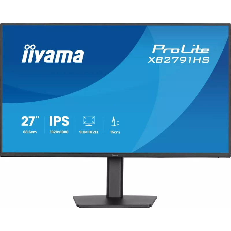 iiyama ProLite XB2791HS-B1 monitorius 68.6 cm (27 colių) 1920 x 1080 pikselių Full HD LED Juodas