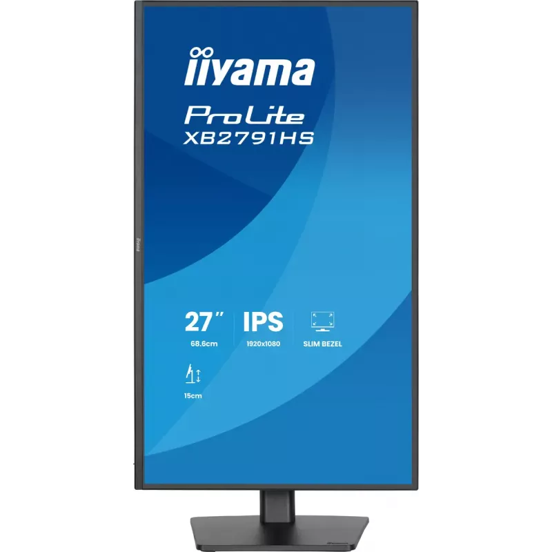 iiyama ProLite XB2791HS-B1 monitorius 68.6 cm (27 colių) 1920 x 1080 pikselių Full HD LED Juodas