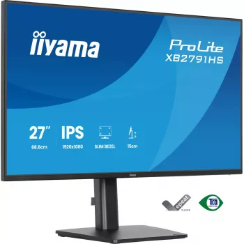iiyama ProLite XB2791HS-B1 monitorius 68.6 cm (27 colių) 1920 x 1080 pikselių Full HD LED Juodas