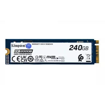 Kingston Technology 240GB DC2000B PCIe 4.0 M.2 2280 Enterprise SSD (be radiatoriaus)