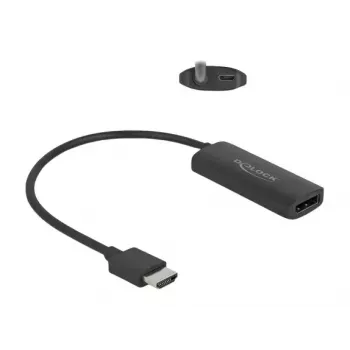 DeLOCK adapter HDMI-A (vyriškas) į DisplayPort (moteriškas) 8K 0,18 m