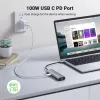 USB-C centrinis įrenginys UGREEN 90568 2x USB 3.0 HDMI RJ45 SD TF PD