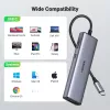 USB-C centrinis įrenginys UGREEN 90568 2x USB 3.0 HDMI RJ45 SD TF PD