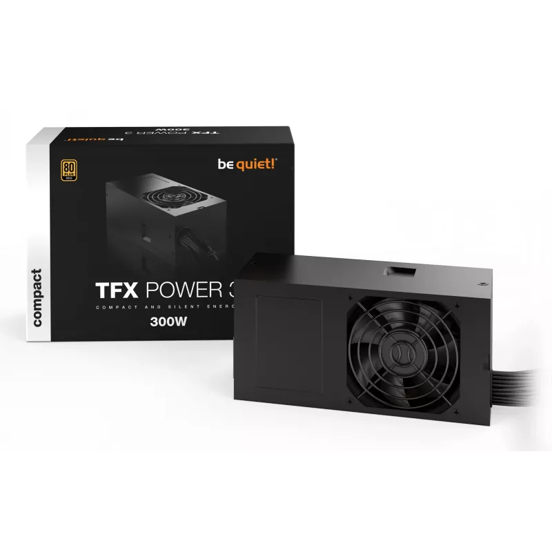 Maitinimo blokas be quiet! TFX POWER 3 300W Gold, 20+4 pin ATX, juodas
