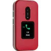 Doro Leva E30 sulankstomas telefonas, 2,8 colio (7,11 cm) 320x240, viena SIM, 0,3 MP kamera, 1150 mAh, IP55, raudonai baltas