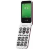 Doro Leva E30 sulankstomas telefonas, 2,8 colio (7,11 cm) 320x240, viena SIM, 0,3 MP kamera, 1150 mAh, IP55, raudonai baltas