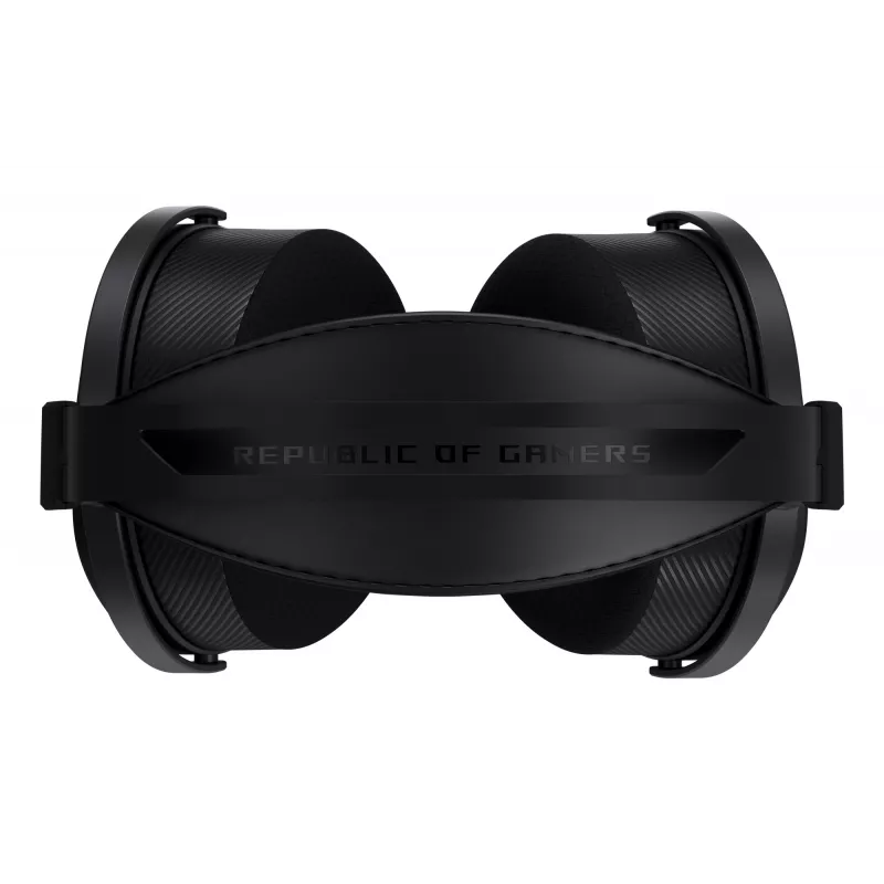 Prie ausinių laidinis žaidimų headset ASUS ROG Kithara, uždengiančios ausines, 8–55 000 Hz, 1,8 m laidas, 420 g, juoda