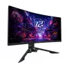 Monitorius ASROCK PG34QRT3A 34 colių (86,4 cm) WQHD 3440×1440 OLED lenktas VA 21:9 500 cd/m² 4000:1 USB 3.2 Gen1 garsiakalbiai VESA aukščio reguliavimas