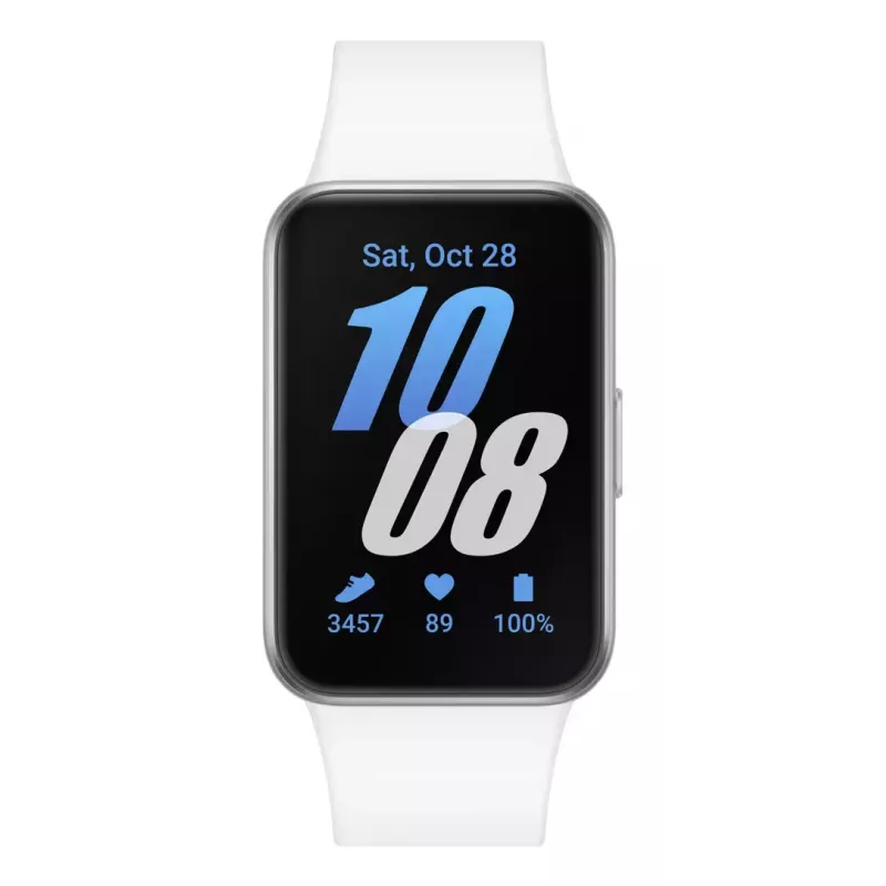 Samsung Galaxy Fit3 4.06 cm (1.6 colio) AMOLED 40 mm Skaitmeninis 256 x 402 pikseliai Liečiamas ekranas Sidabrinis