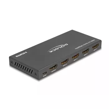 DeLOCK HDMI jungiklis 4 x HDMI į 1 x HDMI išėjimas 8K 60 Hz juodas