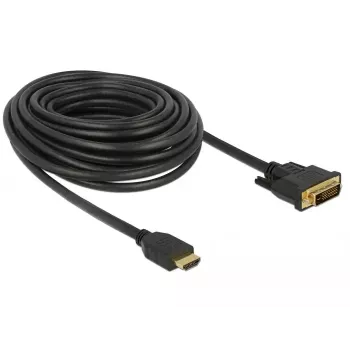 Vaizdo kabelio adapteris DeLOCK 85657 10 m HDMI Type A DVI juodas