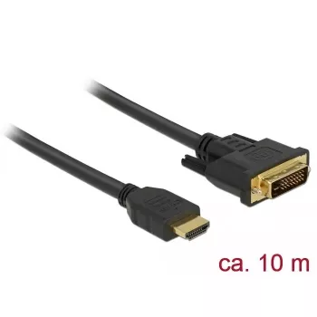 Vaizdo kabelio adapteris DeLOCK 85657 10 m HDMI Type A DVI juodas