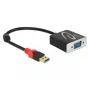 Vaizdo kabelio adapteris DeLOCK 62738, USB-A (vyriškas) → VGA (moteriškas), 0,2 m