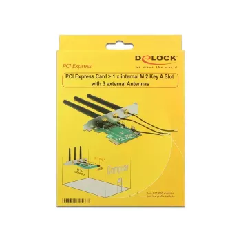DeLOCK 89568 Vidinė PCI Express sąsajos plokštė su M.2 Key A lizdu