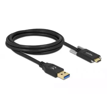 USB laidas DeLOCK 84019 2 m USB 3.2 Gen 1 USB-A USB-C juodas