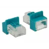DeLOCK RJ45 Secure Clip rinkinys LAN kabelio apsaugai (6 vnt.), raudonos spalvos (86425)
