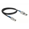 Laidas DeLOCK 83734 Mini SAS HD SFF-8644 į Mini SAS SFF-8088 1m Juodas