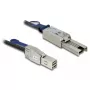 Laidas DeLOCK 83734 Mini SAS HD SFF-8644 į Mini SAS SFF-8088 1m Juodas