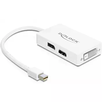Adapteris DeLOCK 0,16 m Mini DisplayPort į VGA / HDMI / DVI-D