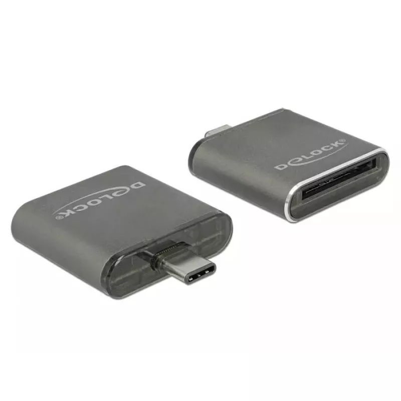 Kortelių skaitytuvas DeLOCK 91498 USB 3.2 Gen 1 Type-C juodas