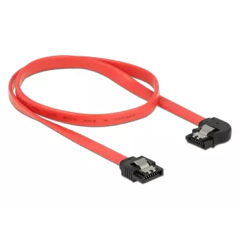 SATA kabelis DeLOCK 83964 0,5 m Juoda Raudona