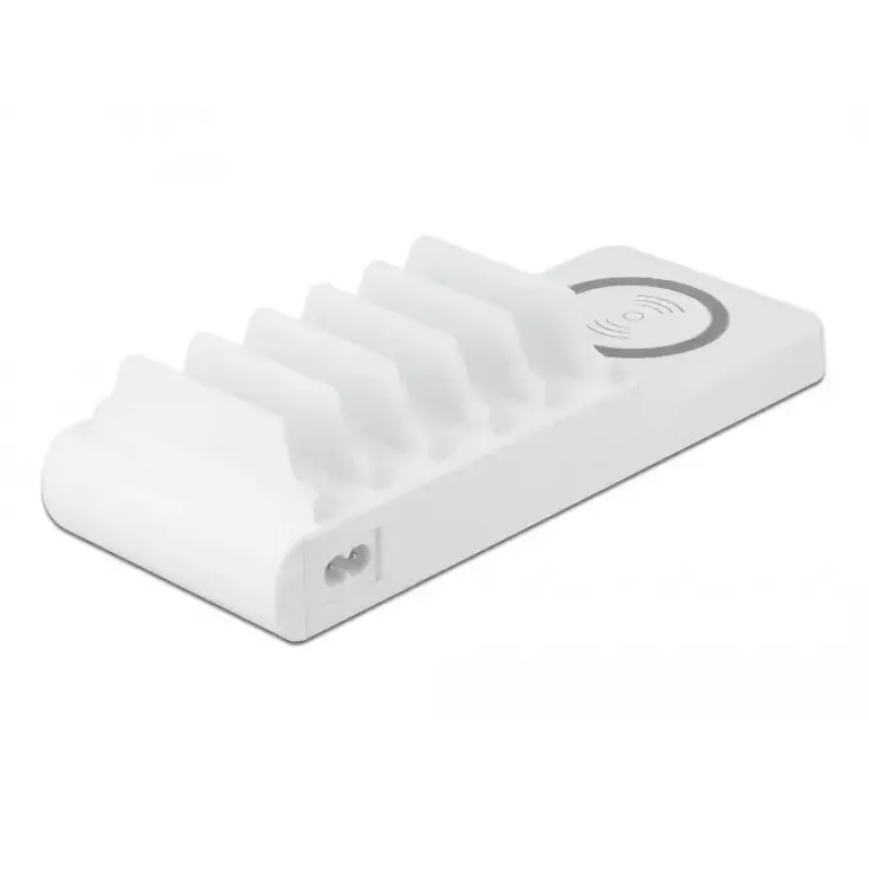 Stacionarus įkroviklis DeLOCK USB ir belaidis įkroviklis 2 x USB Type-C PD + 3 x USB Type-A, 110 W