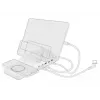 Stacionarus įkroviklis DeLOCK USB ir belaidis įkroviklis 2 x USB Type-C PD + 3 x USB Type-A, 110 W