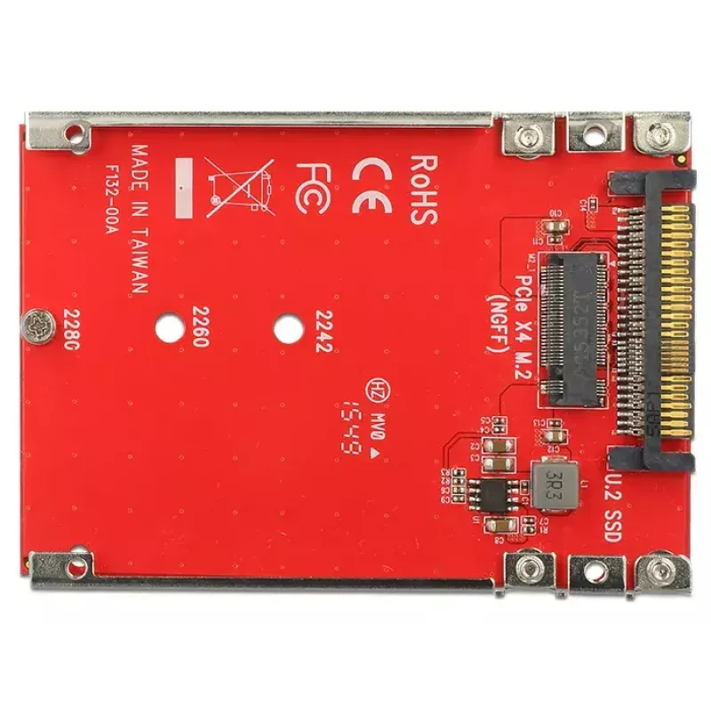 DeLOCK 62725 Vidinė M.2 sąsajos plokštė U.2 68 kontaktų