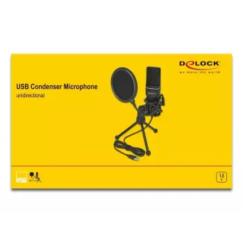 DeLOCK 66331 USB kondensatorinis mikrofonas kompiuteriui