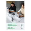 UGREEN Nexode Pro 160W GaN įkroviklis su USB-C laidu, universalus, juodas/pilkas, AC greitasis įkrovimas, vidaus naudojimui