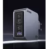 UGREEN Nexode Pro 160W GaN įkroviklis su USB-C laidu, universalus, juodas/pilkas, AC greitasis įkrovimas, vidaus naudojimui
