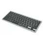 Manhattan Ultra Slim Dual-Mode belaidė klaviatūra, Vokiečių QWERTZ išdėstymas, Bluetooth 3.0 ir 2,4 GHz, 78 žemo profilio žirkliniai klavišai, 10 m diapazonas, USB-A micro imtuvas, AAA baterija (įtraukta), Windows ir Mac, 3 metų garantija