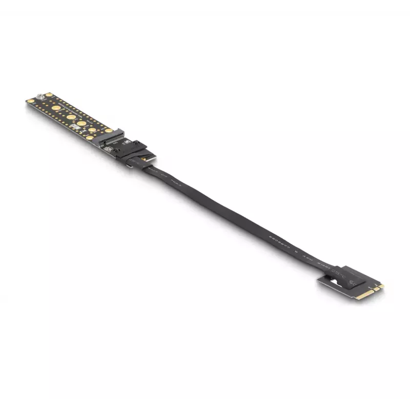 DeLOCK Riser Card NVMe M.2 Key A+E vyriškas į Key M lizdą 20 cm laidas