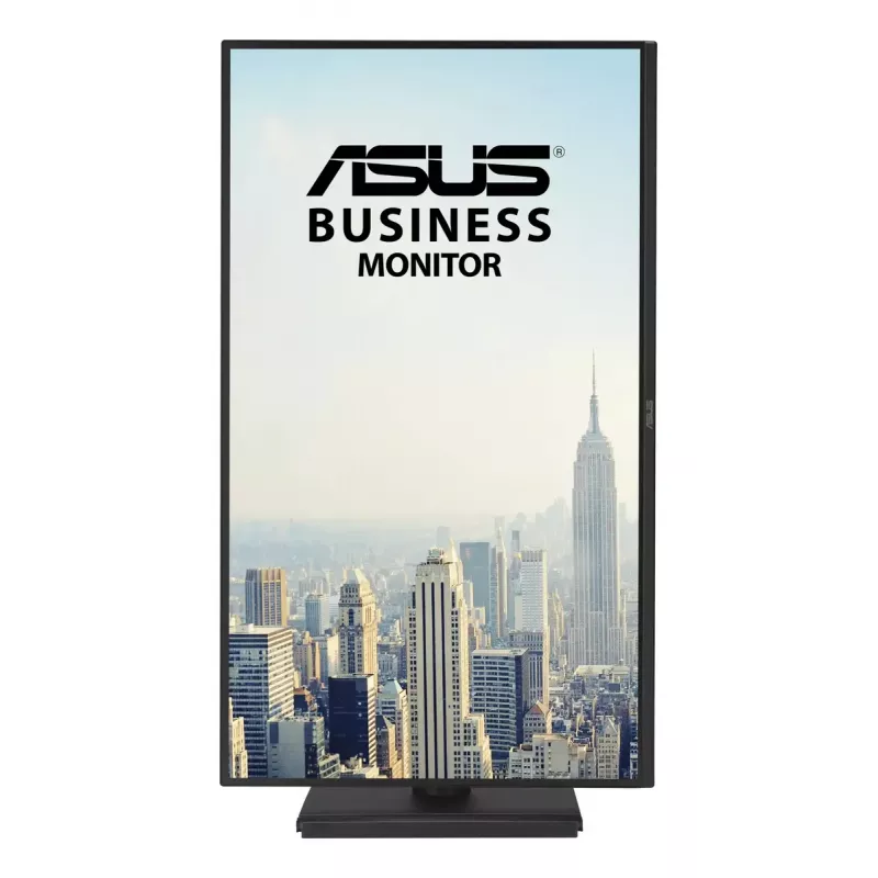 27 colių ASUS BE27AQ IPS LCD monitorius, 2560 x 1440 WQHD, 5 ms, USB 3.2 stotelė, reguliuojamas aukštis, VESA, įmontuoti garsiakalbiai, juodas