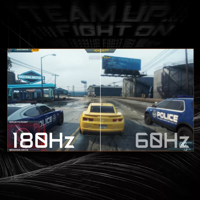 GIGABYTE GS27QA 27 colių QHD žaidimų monitorius - 2560 x 1440 (QHD), 180Hz, 1ms, 300 cd/m2, FreeSync, HDR Ready, HDMI 2.0, Displayport 1.4