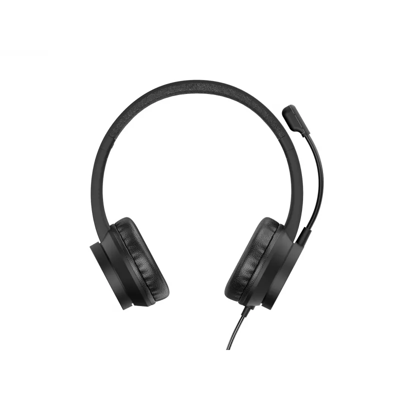 Ausinės CONCEPTRONIC POLONA05BC – Stereo USB-C, triukšmą slopinantis mikrofonas, uždengiančios ausis, 2 m laidas, 20–22000 Hz, juodos