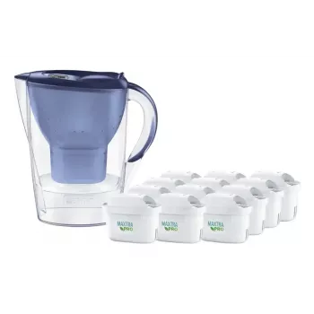 Vandens filtras BRITA Marella 2,4 L, mėlynas/skaidrus, su 12 kasečių