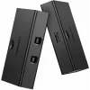 USB daliklis UGREEN UGR423 2x1 juodas – 2 kompiuteriai prie 1 USB įrenginio, mygtuku