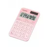 Kišeninis pagrindinis skaičiuotuvas CASIO SL-310YC – 10 skaitmenų, baterija/saulė, mokesčių ir pelno funkcijos, šviesiai rožinis