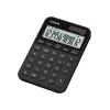 Stalinis skaičiuotuvas CASIO MS-20YC – pagrindinis modelis, baterija/saulė, mokesčių ir pelno skaičiavimai, juodas