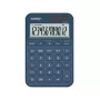 Stalinis skaičiuotuvas CASIO MS-20YC – 12 skaitmenų, mokesčių ir pelno funkcijos, baterija/saulė, tamsiai mėlynas
